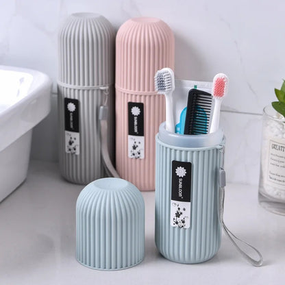 Portable Travel Toothbrush & Toothpaste Case